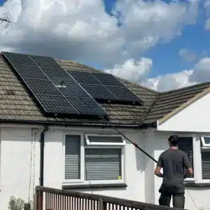 Large Solar Panel Cleaning